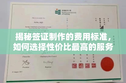 田东揭秘签证制作的费用标准，如何选择性价比最高的服务？