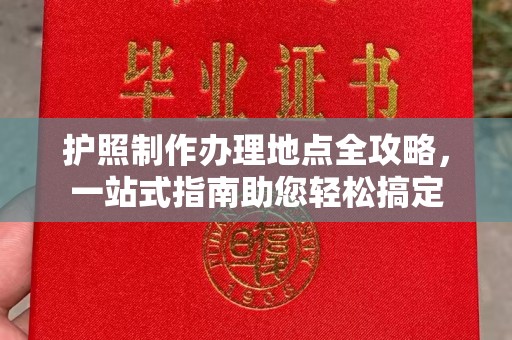 大东护照制作办理地点全攻略，一站式指南助您轻松搞定